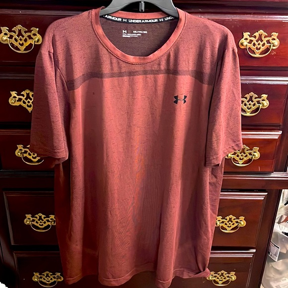 Under Armour Burgundy Shirt Sz XXL - Picture 1 of 5